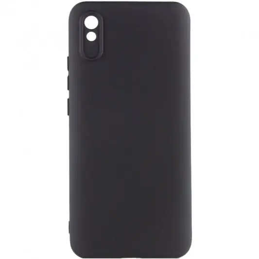 Чехол Silicone Cover Lakshmi Full Camera (AAA) для Xiaomi Redmi 9A Черный / Black