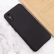 Чехол Silicone Cover Lakshmi Full Camera (AAA) для Xiaomi Redmi 9A Черный / Black