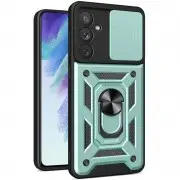 Ударопрочный чехол Camshield Serge Ring для Samsung Galaxy S23 FE Зеленый