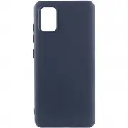 Чохол Silicone Cover Lakshmi (AA) для Samsung Galaxy A51 Синій / Midnight Blue