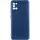 Чехол TPU GETMAN Liquid Silk Full Camera для Samsung Galaxy A31 Синий / Navy Blue