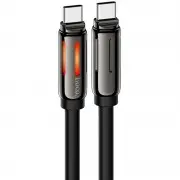 Дата кабель Hoco U136 Prize Type-C to Type-C 60W (1.2m) Black