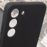 Чехол Silicone Cover Lakshmi Full Camera (AA) для Samsung Galaxy S23 Черный / Black