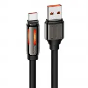 Дата кабель Hoco U136 Prize USB to Type-C 5A (1.2m) Black