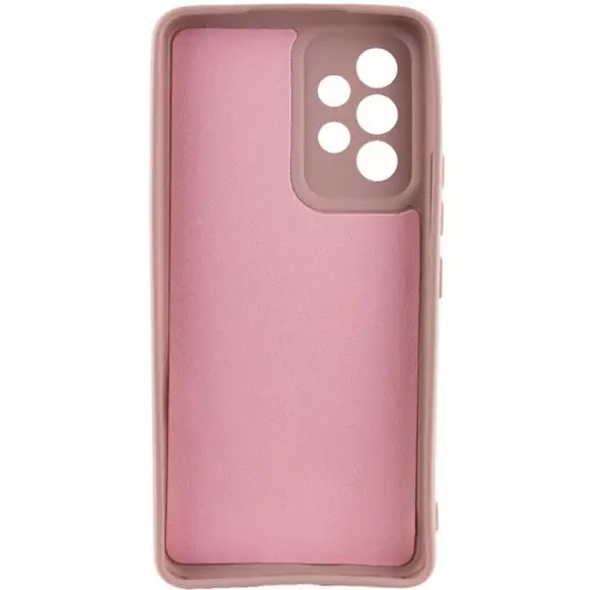 Чохол TPU GETMAN Liquid Silk Full Camera для Samsung Galaxy A73 5G Рожевий / Pink Sand - зображення 1 