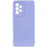 Чохол TPU GETMAN Liquid Silk Full Camera для Samsung Galaxy A73 5G Бузковий / Dasheen