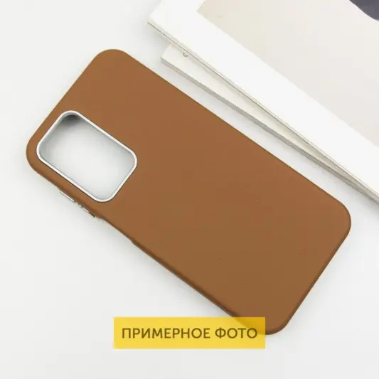 Шкіряний чохол Leather Case Metal Buttons для Xiaomi Redmi 9C Brown - зображення 2 