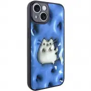 TPU+PC чехол Prisma Fluffie для Apple iPhone 13 (6.1") Pusheen