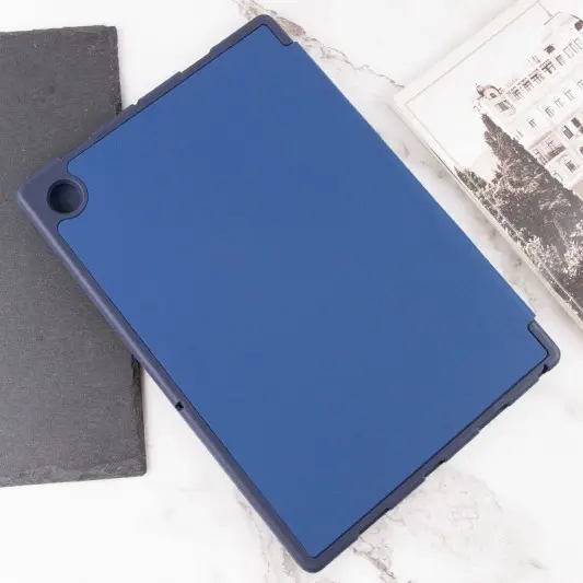 Чехол-книжка Book Cover (stylus slot) для Samsung Galaxy Tab A8 10.5" (2021) (X200/X205) Темно-синий / Midnight blue - изображение 7