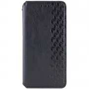 Кожаный чехол-книжка GETMAN Cubic (PU) для Samsung Galaxy S23 FE Черный