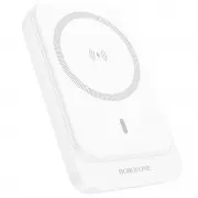 Портативное ЗУ Power Bank BOROFONE BJ63 Nimble PD20W с БЗУ 5000 mAh White