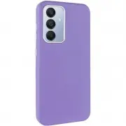 Кожаный чехол Leather Case Metal Buttons для Samsung Galaxy S23 FE Light Purple