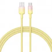 Дата кабель Baseus Discolor Series Fast Charging USB to Type-C 100W (1m) (P10374903) Custard Yellow