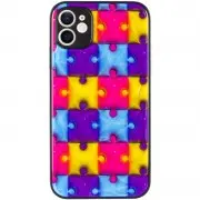 TPU+PC чехол Prisma Fluffie для Apple iPhone 12 (6.1") Puzzle