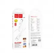 Дата кабель Hoco X87 Magic silicone USB to Type-C (1m) White