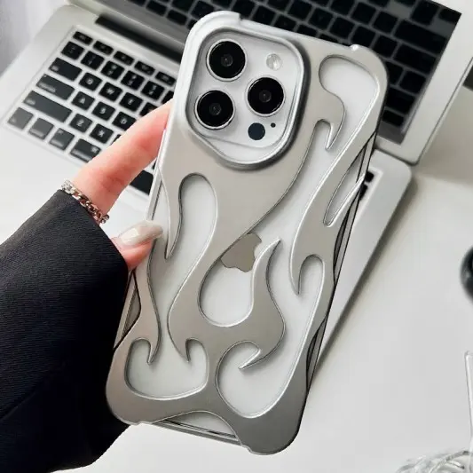 Чехол TPU WinFire для Apple iPhone 12 Pro / 12 (6.1") Silver - изображение 1