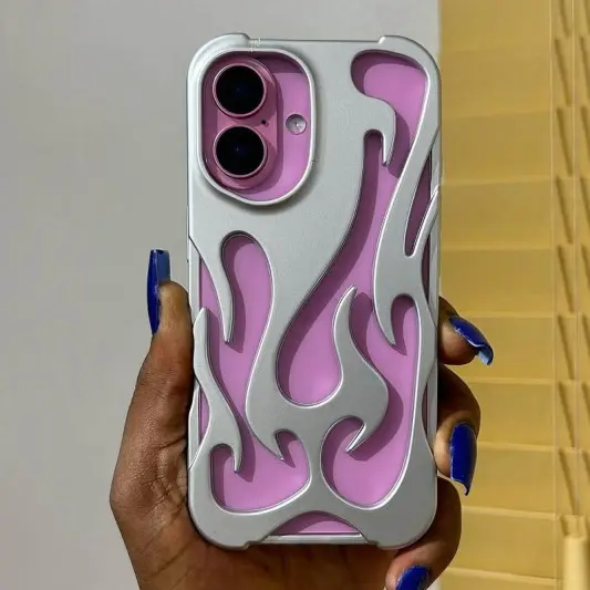 Чохол TPU WinFire для Apple iPhone 16 Plus (6.7") Silver - зображення 1 