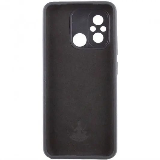 Чохол Silicone Cover Lakshmi Full Camera (AA) with logo для Xiaomi Redmi 12C / Poco C55 Чорний / Black - зображення 2 
