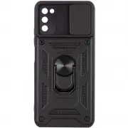 Ударостійкий чохол Camshield Serge Ring для Samsung Galaxy A03s Чорний