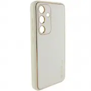 Кожаный чехол Xshield для Samsung Galaxy S23 Белый / White