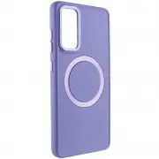 TPU чехол Bonbon Metal Style with MagSafe для Samsung Galaxy S23 FE Сиреневый / Dasheen