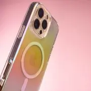 Чехол TPU Galaxy Sparkle (MagFit) для Apple iPhone 16 Pro Max (6.9") Chroma+Glitter
