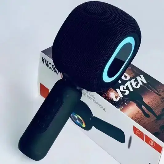 Караоке Мікрофон-колонка KMC500 Black - зображення 4 
