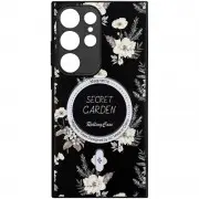 TPU+PC чехол Secret Garden with MagFit для Samsung Galaxy S23 Ultra Black