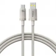 Дата кабель Baseus Titanium Alloy Fast Charging USB to Type-C 100W (1m) (P10378102) Galaxy Titanium Gold
