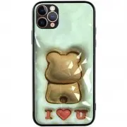 TPU+PC чехол Prisma Fluffie для Apple iPhone 11 Pro (5.8") Bear