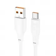 Дата кабель Hoco X93 Force USB to Type-C 27W (1m) White
