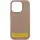 Кожаный чехол Leather Case (AAA) with MagSafe для Apple iPhone 16e (6.1") Taupe