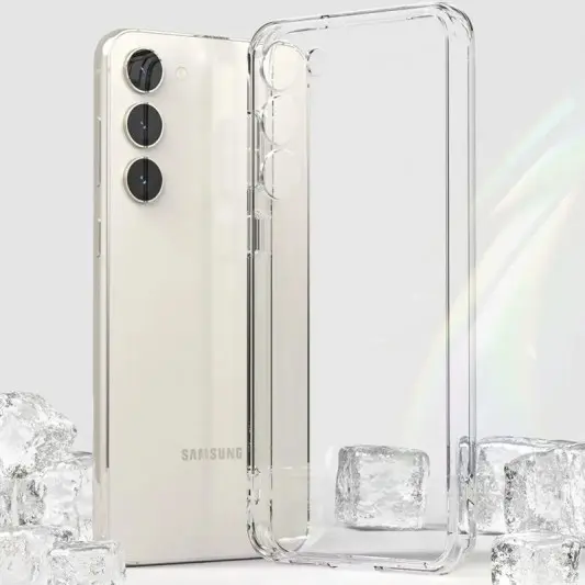 TPU чохол Epic Transparent 1,5mm Full Camera для Samsung Galaxy S23 Безбарвний (прозорий) - зображення 1 
