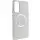 TPU чохол Bonbon Metal Style with MagSafe для Samsung Galaxy S22 Білий / White