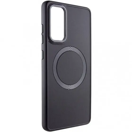 TPU чехол Bonbon Metal Style with MagSafe для Samsung Galaxy A54 5G Черный / Black