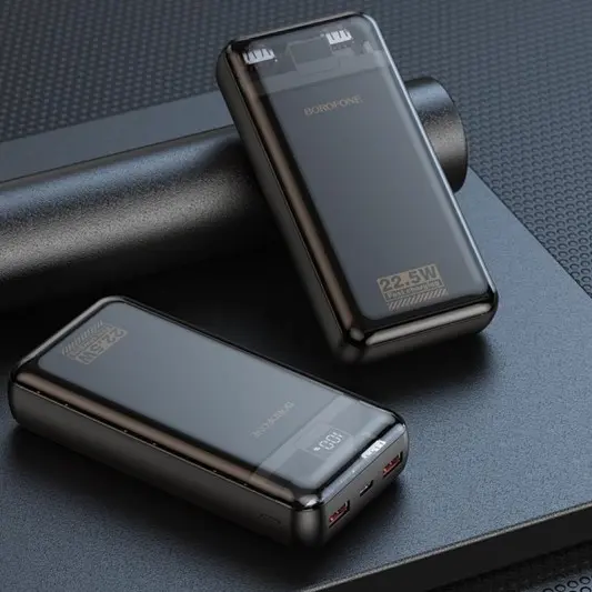 Портативное ЗУ Power Bank BOROFONE BJ52A Power 22.5W+PD20W 20000 mAh Black - изображение 3