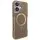TPU+PC чохол Metal Buttons with MagSafe Carbon Ring для Apple iPhone 16 (6.1") Золотий