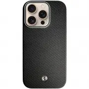 Чехол SGP PC+Leather with MagSafe для Apple iPhone 16 Pro Max (6.9") Carbon