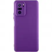Чохол Silicone Cover Lakshmi Full Camera (AAA) для Xiaomi Redmi Note 10 / Note 10s / Poco M5s Фіолетовий / Amethyst