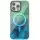 Чехол TPU Shiny Mountain (MagFit) для Apple iPhone 12 Pro Max (6.7") Green / Blue