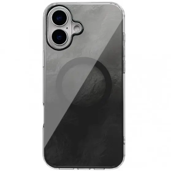 Чехол TPU Shiny Mountain (MagFit) для Apple iPhone 16 (6.1") Black