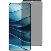 Защитное стекло Privacy 5D (тех.пак) для Xiaomi Redmi Note 14 5G / Poco M7 Pro 5G Черный