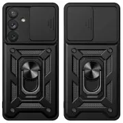 Ударопрочный чехол Camshield Serge Ring для Samsung Galaxy S23+ Черный