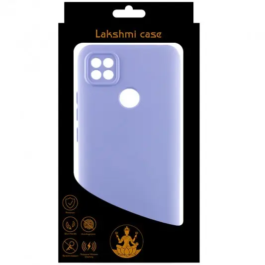 Чехол Silicone Cover Lakshmi (AAA) для Xiaomi Redmi 9C Сиреневый / Dasheen - изображение 3