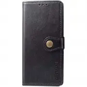 Кожаный чехол-книжка GETMAN Gallant (PU) для Samsung Galaxy A04 Черный