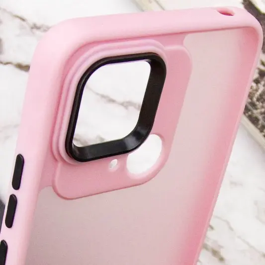 Чехол TPU+PC Lyon Frosted для Xiaomi Redmi 10C Pink - изображение 4
