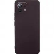 Чохол Silicone Cover Lakshmi Full Camera (AA) для Xiaomi Mi 11 Lite Шоколадный / Chocolate