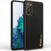 Шкіряний чохол Xshield для Samsung Galaxy S20 FE Чорний / Black