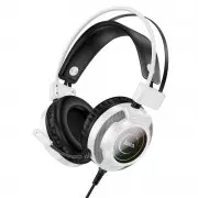 Накладные наушники Hoco W110 Resource (USB+3.5mm/2m) White