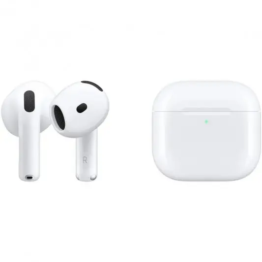 Бездротові TWS навушники Airpods 4 ANC USB-C Wireless Charging Case for Apple (AA) White - зображення 2 